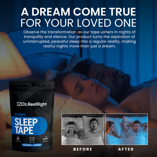 Chamomile + Lavender Scented Mouth Tape For Sleep Apnea