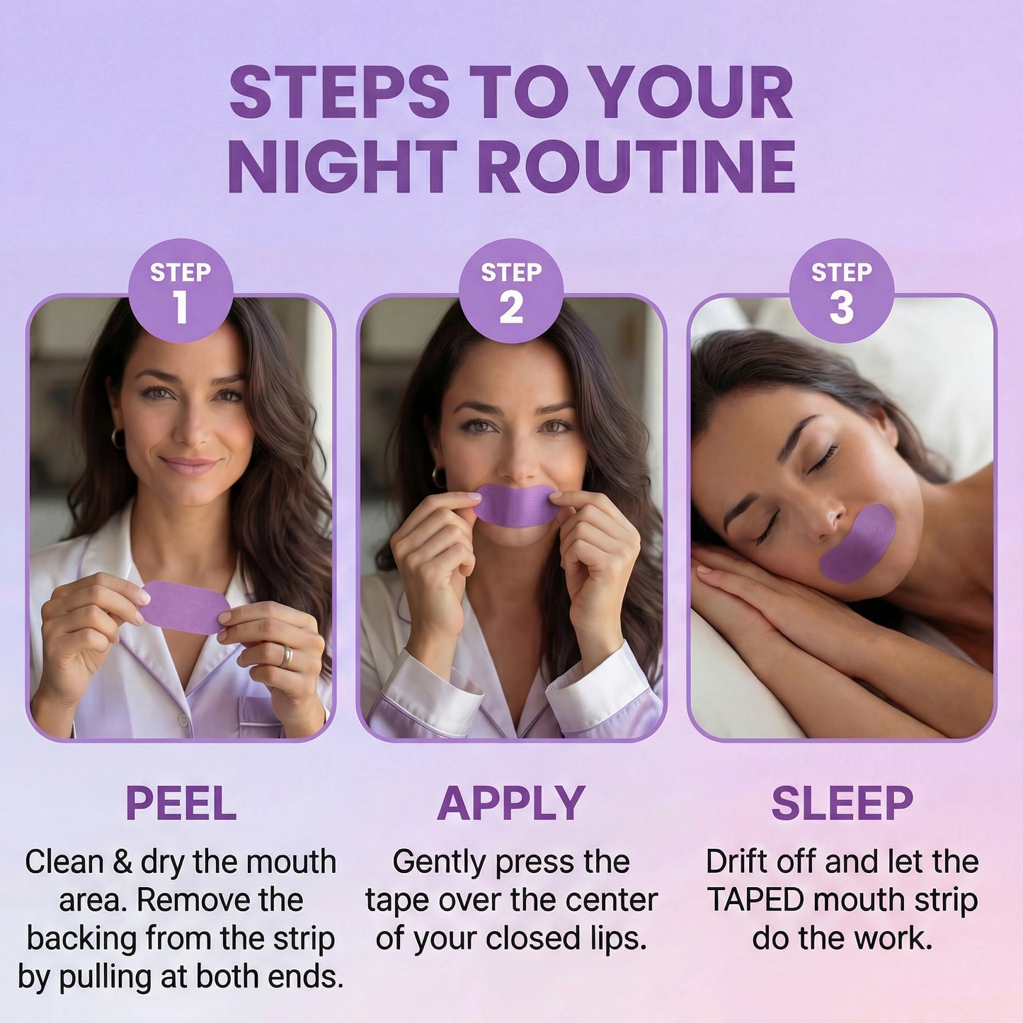 Lavender Infused Mouth Tape